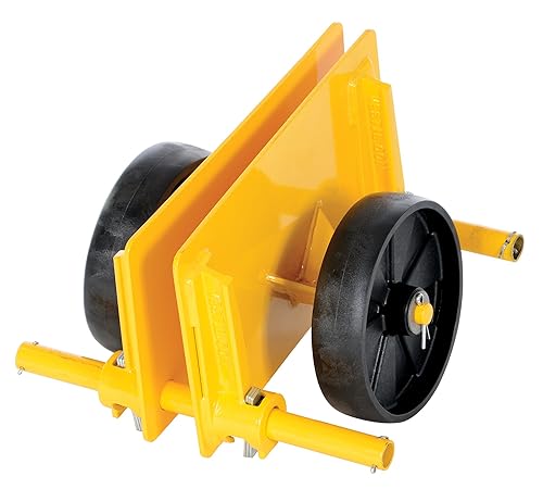 Miniatura 2 de Vestil PLDL-ADJ-8GFN Plataforma de plataforma de acero ajustable con ruedas de nailon rellenas de vidrio de 19-1/4 pulgadas x 15 pulgadas x 10-1/2