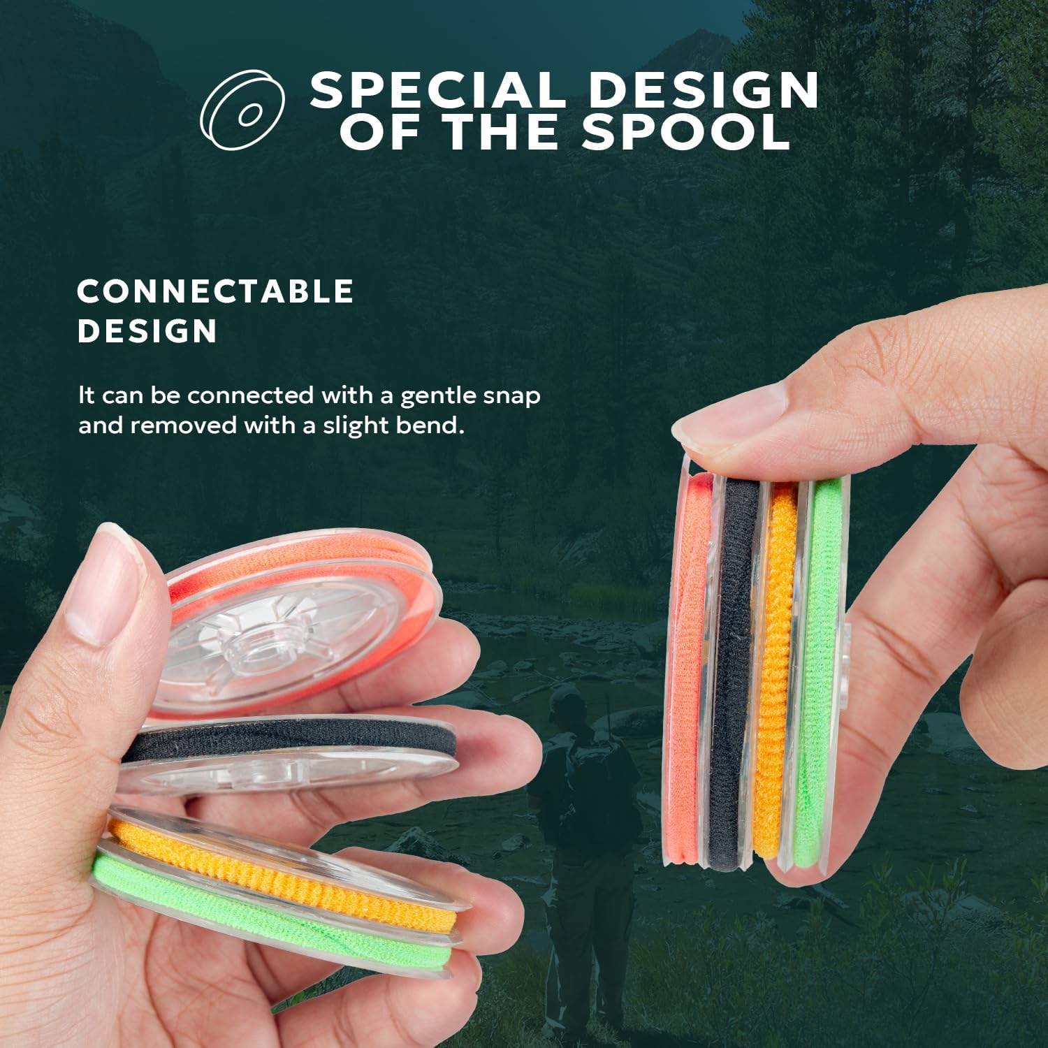 SF Clear Nylon Tippet Line with Holder Fly Fishing Tippets Leaders Trout 0X 1X 2X 3X 4X 5X 6X 7X