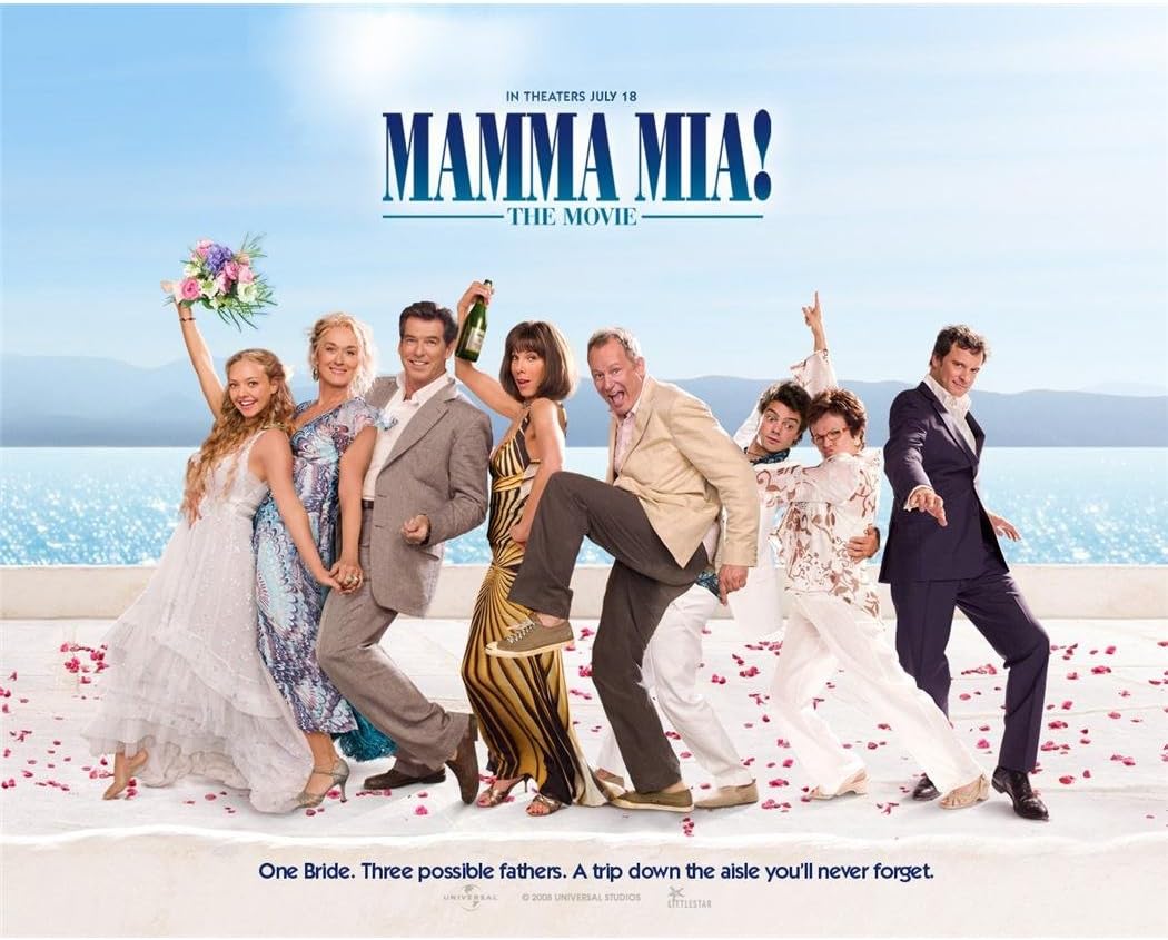 Monty Arts Mamma Mia Poster by Silk Printing # Size About (75cm x 60cm, 30inch x 24inch) # Unique Gift # 6E9121