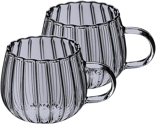 Miniatura 9 de Tazas de café de calabaza transparentes, taza de café de calabaza de cristal de Halloween, lindas tazas de café de otoño para leche, leche, expreso,