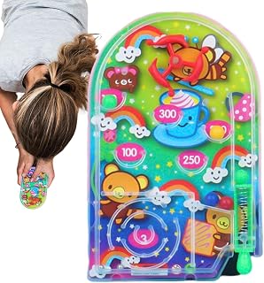 Jogo de quebra-cabeça de pinball - Brinquedo Labirinto de Pinball Portátil | Jogos divertidos de ejeção de miçangas para artesanato em casa, suprimentos para festas de aniversário, prêmios Tosier