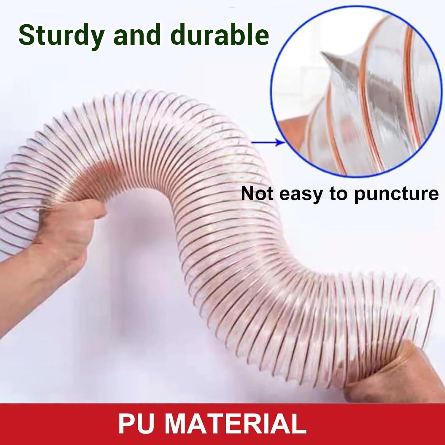 Tuyau De Collecte De Poussière En PVC Pour Systèmes D'aspiration