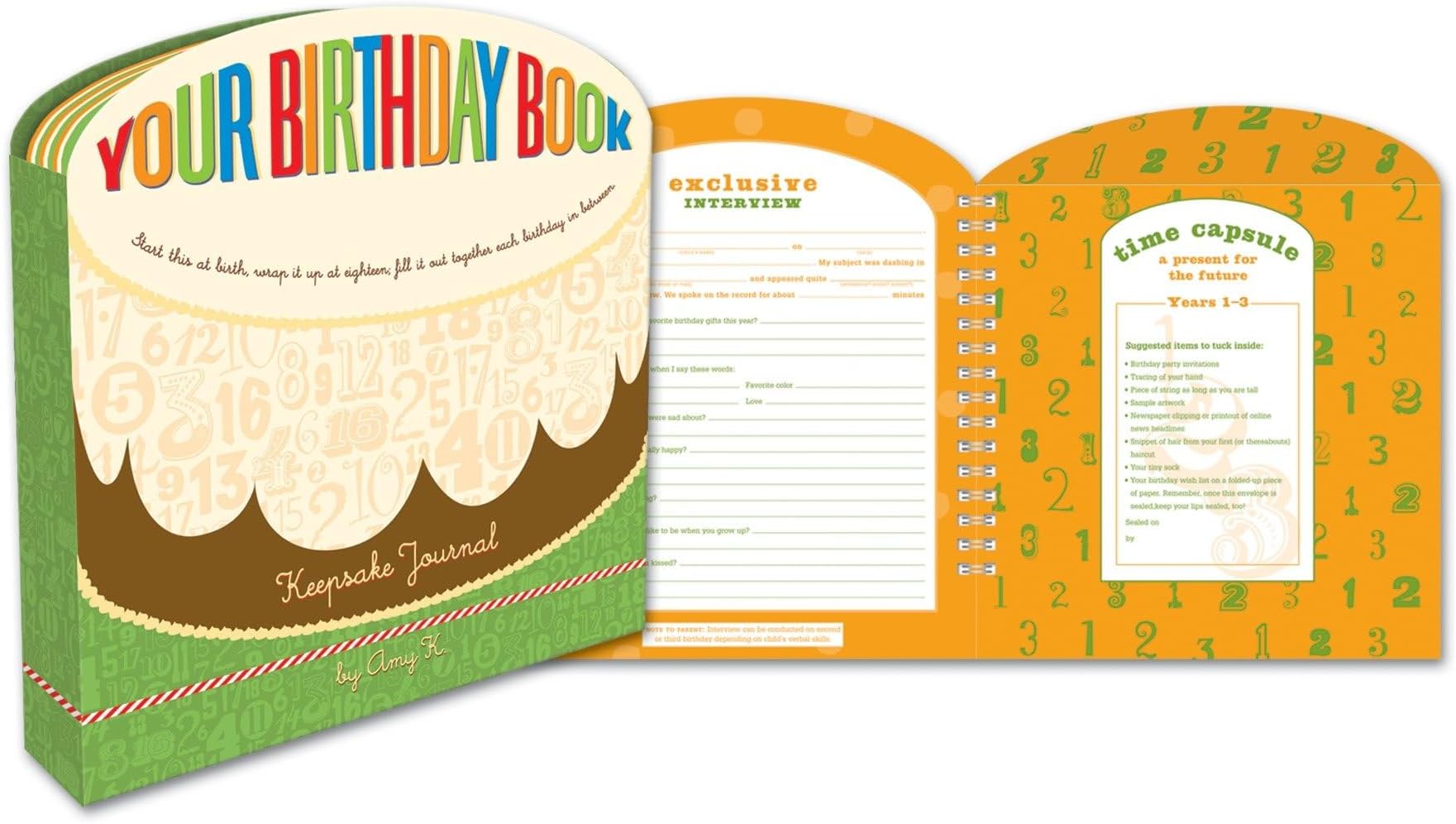 Your Birthday Book: A Keepsake Journal Hardcover-spiral – Deckle Edge, 1 October 2007