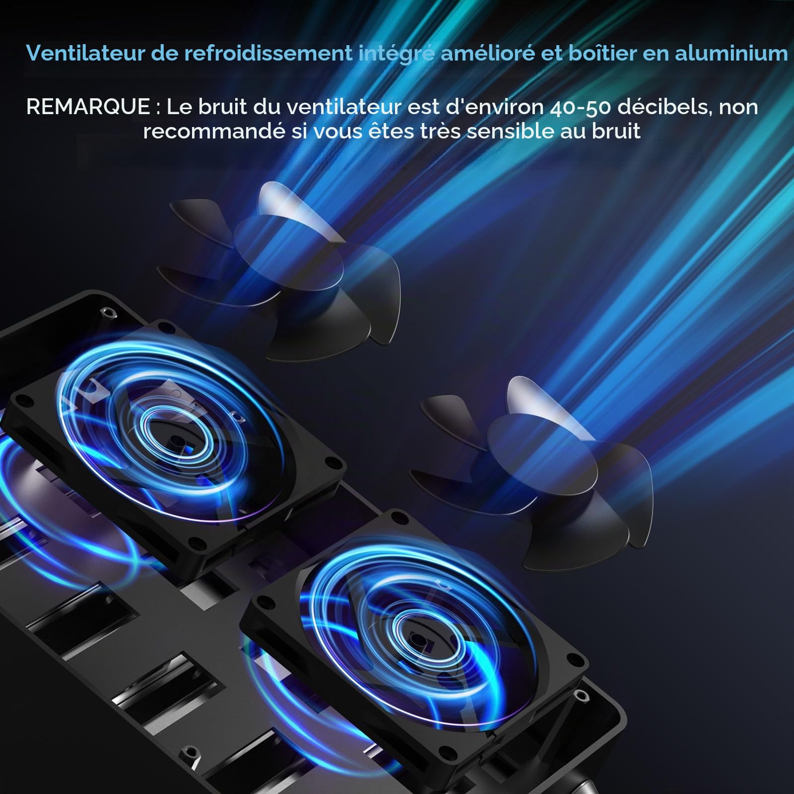 Boîtier de disque dur à 6 baies avec ventilateur pour disque dur SATA HDD/SSD 2,5/3,5" avec USB A/C 3.2 Gen 2, prend en charge l'expansion à chaud, Daisy Chain Expansion, boîtier de disque dur sans