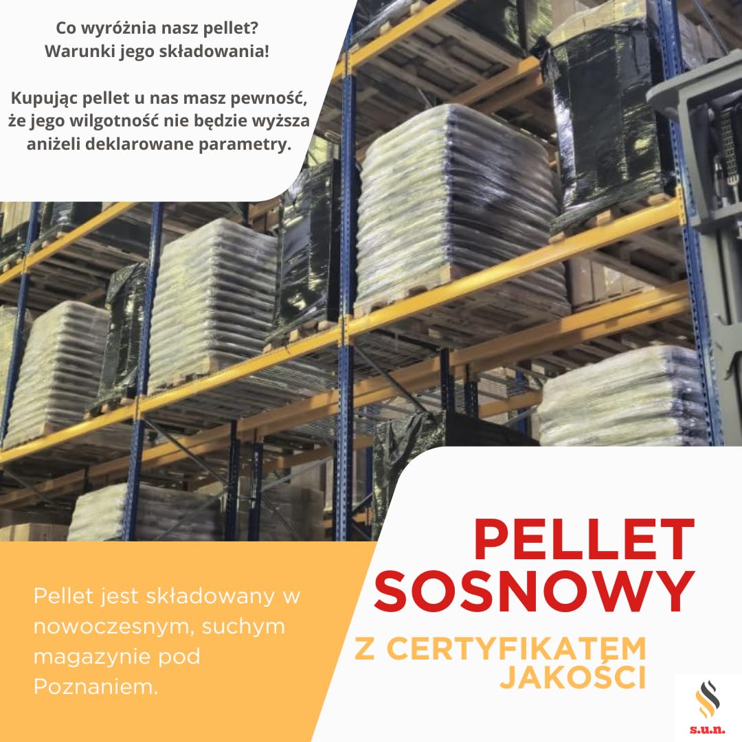 Pellet sosnowy klasa A1+ 15 kg