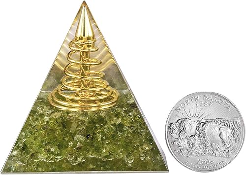 Miniatura 2 de Rockcloud - Figura de piedra piramidal curativa de cristal para meditación, reiki, equilibrio