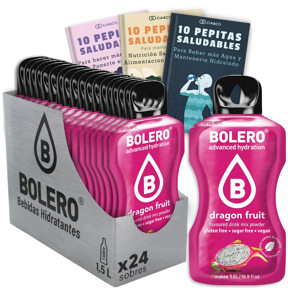24 x Bebida Bolero COLA Hidratante Sin Azucar (24x9 grs) + 30 Pepitas Saludables para una vida más sana by Cia&Co — view 76