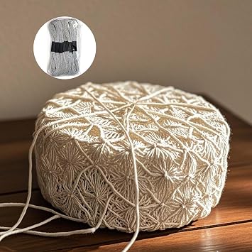 Metallic Embroidery Threads - ShiningUU 12 Pcs Silver Metallic Embroidery Floss | Sparkly Glitter String for Friendship Bracelet String, Cross Stitch, Embroidery, DIY Crafts