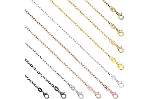SANNIX Necklace Craft Chains for Jewelry Lovers