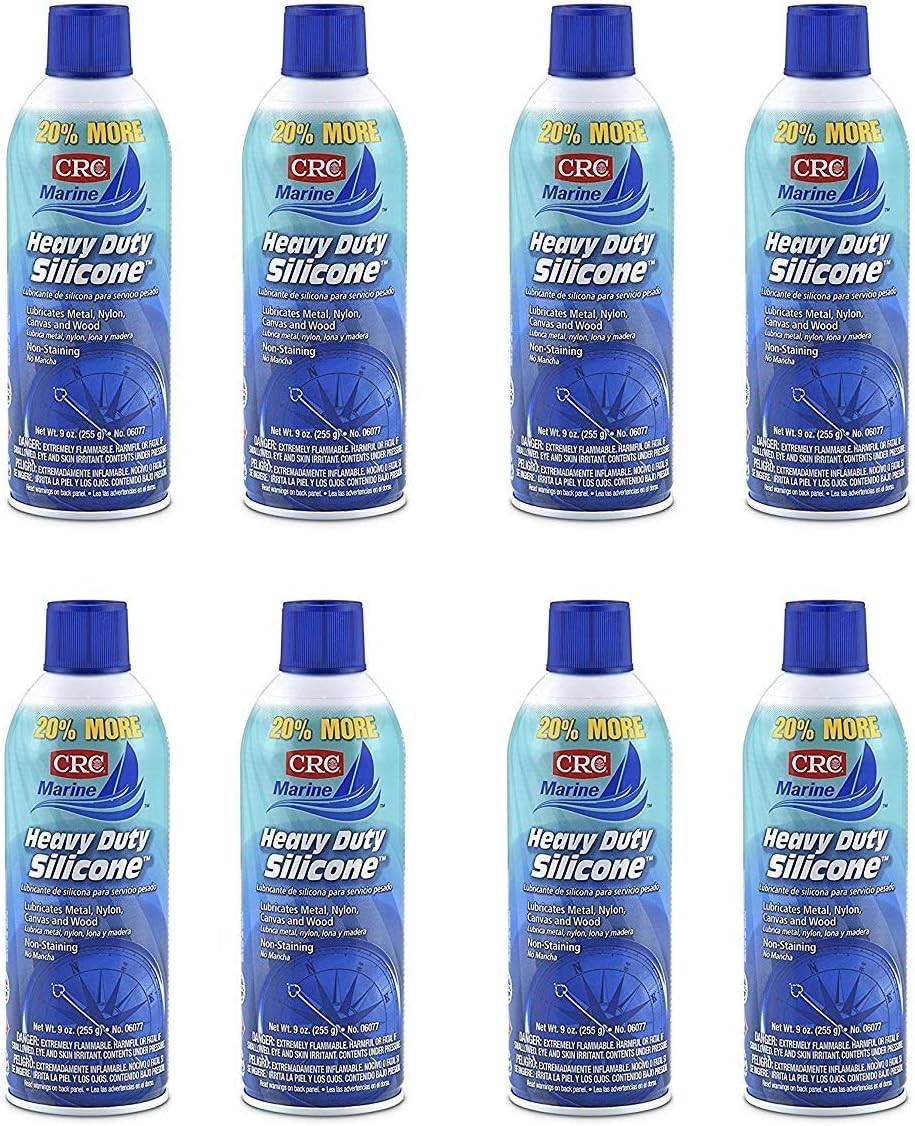 CRC Heavy Duty Silicone Lubricant, 9Ounce (8) Amazon.ca Tools