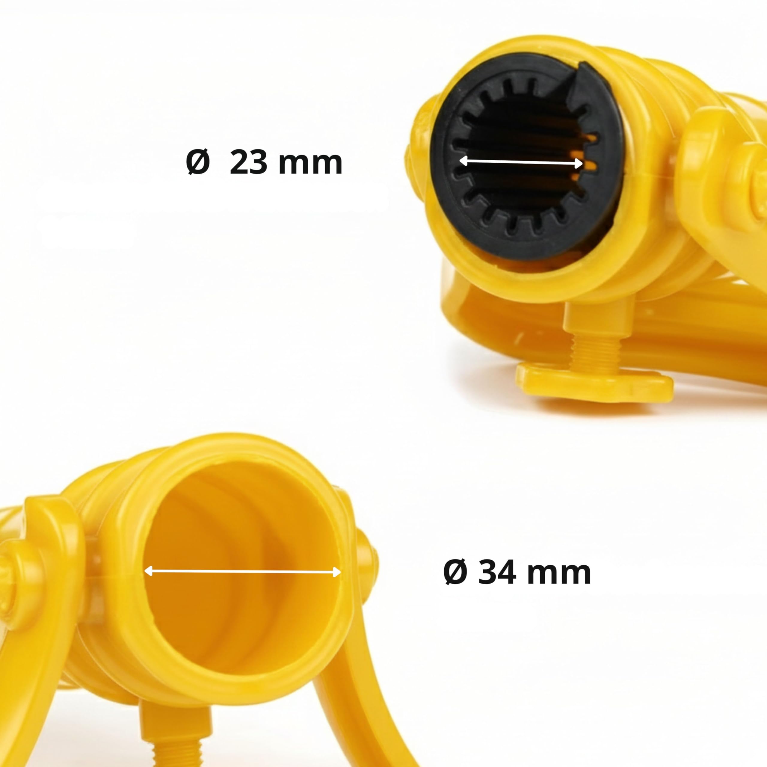 CLICLED Erdspieß Sonnenschirm für den Strand, 38 cm, Erdbohrer für Sand, Rasen, Meer, mit Anker-Schraube, winddicht, universell, drehbar, für schnelle Befestigung, Stabilisator aus ABS-Kunststoff