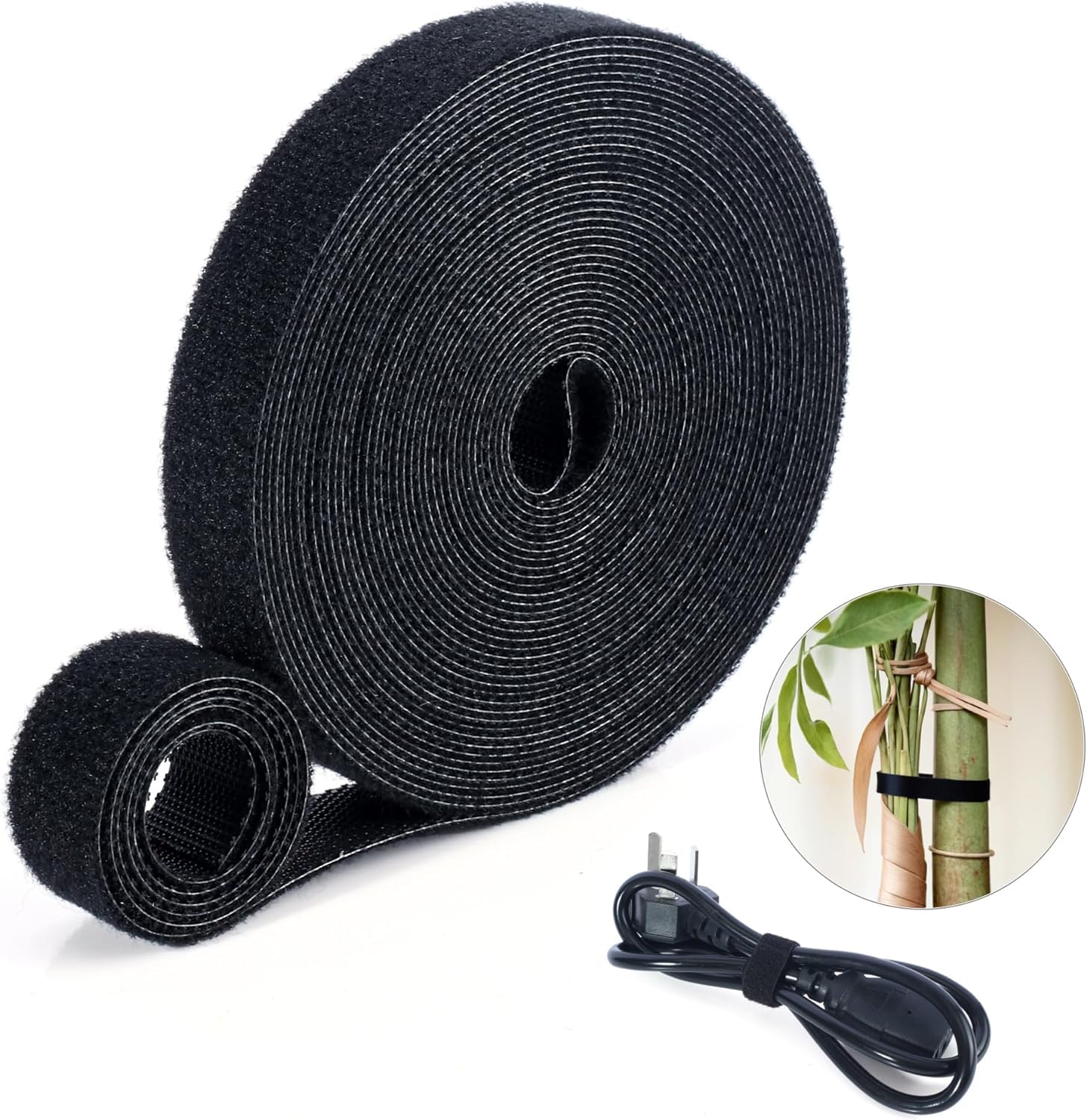 BOLDSTUFF Hook and Loop Straps,Cut to Length Straps Heavy Duty,Fastening Cable Management Roll,One-Wrap Double Sided Roll, to Keep Cords Organized and Tidy, Reusable Cable Straps (12 mm, 1) (B0D9H2CRL8) Amazon Price History, Amazon Price Tracker