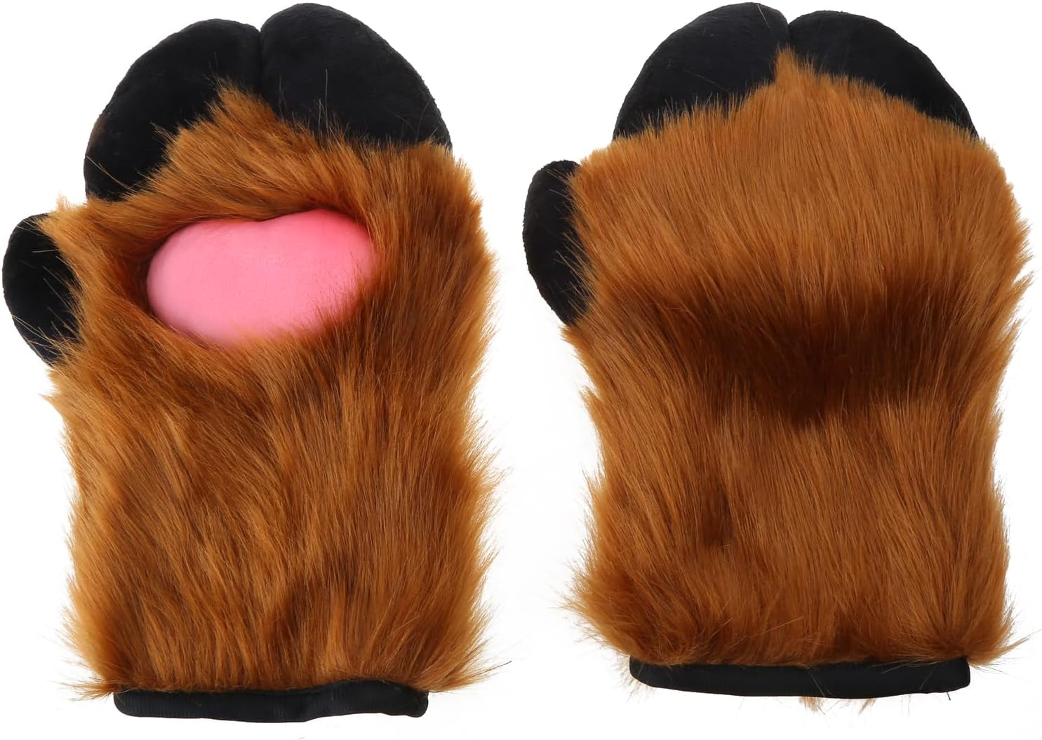 Students Cosplay Lamb Hoof Gloves Mittens Vividly Plush Cute Cartoon Gloves for Women Men Carnivals Party Halloween