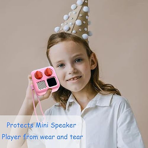 Miniatura 4 de LeoTube Funda de silicona para Yoto Mini Player, funda protectora de silicona compatible con mini altavoz Bluetooth (solo funda de silicona, máquina