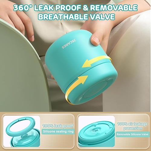 Miniatura 3 de Tarros aislados de alimentos para niños de 12 onzas para comida caliente, boca ancha, termo de comida térmica, contenedor térmico de almuerzo Termo