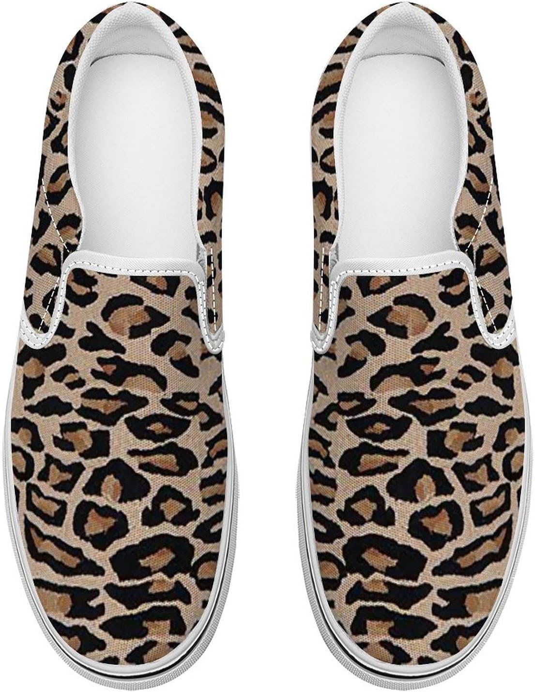 leopard print deck shoes