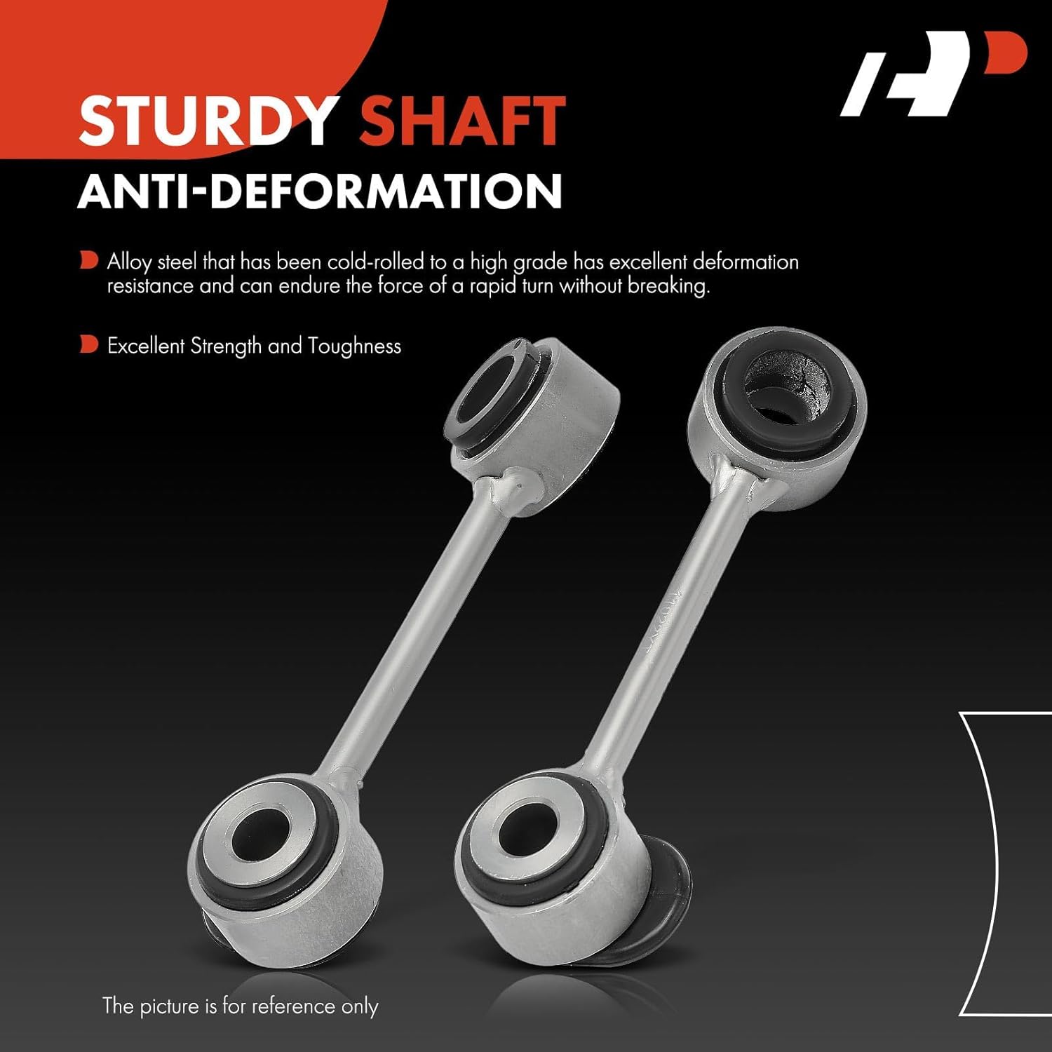 A-Premium 2 x Front Sway Bar Links Stabilizer Bar Links, Compatible with Mercedes-Benz E300 1996-1999, E320 1996-2003, E420 1997-1997, E430 1998-2002, E55 AMG 1999-2002