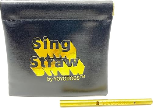 Vocal Training and Healing Aid Tool,Sing Straw Voice Vocal Trainer Metal Therapy Tool
