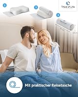 Third of Life nyakpárna memóriahabbal, bambusz szénnel és aloe vera huzattal 6