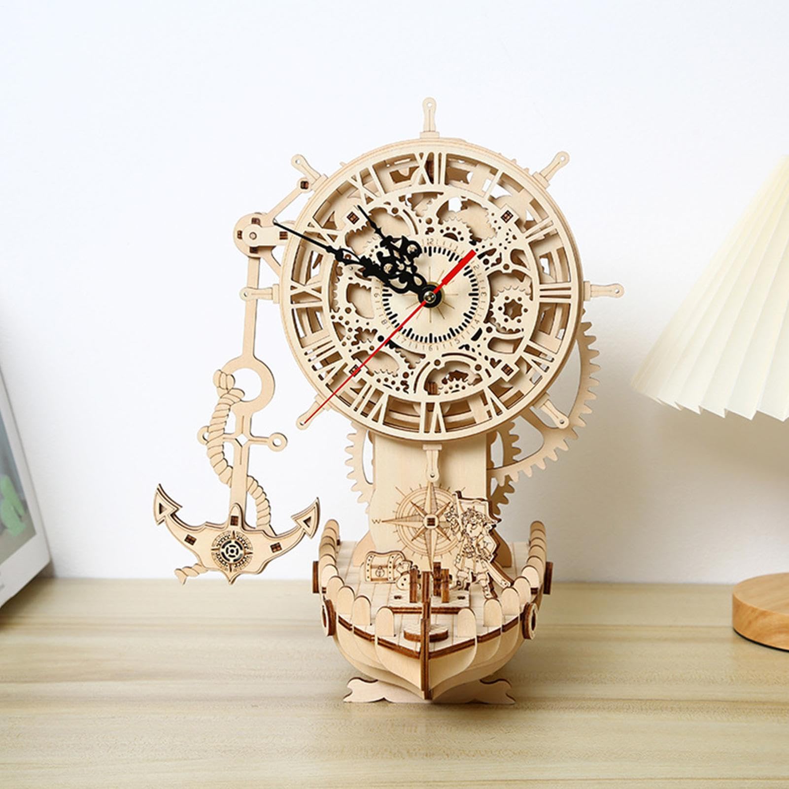Puzzle 3D-watch puzzle puzzle puzzle in legno, orologio artistico