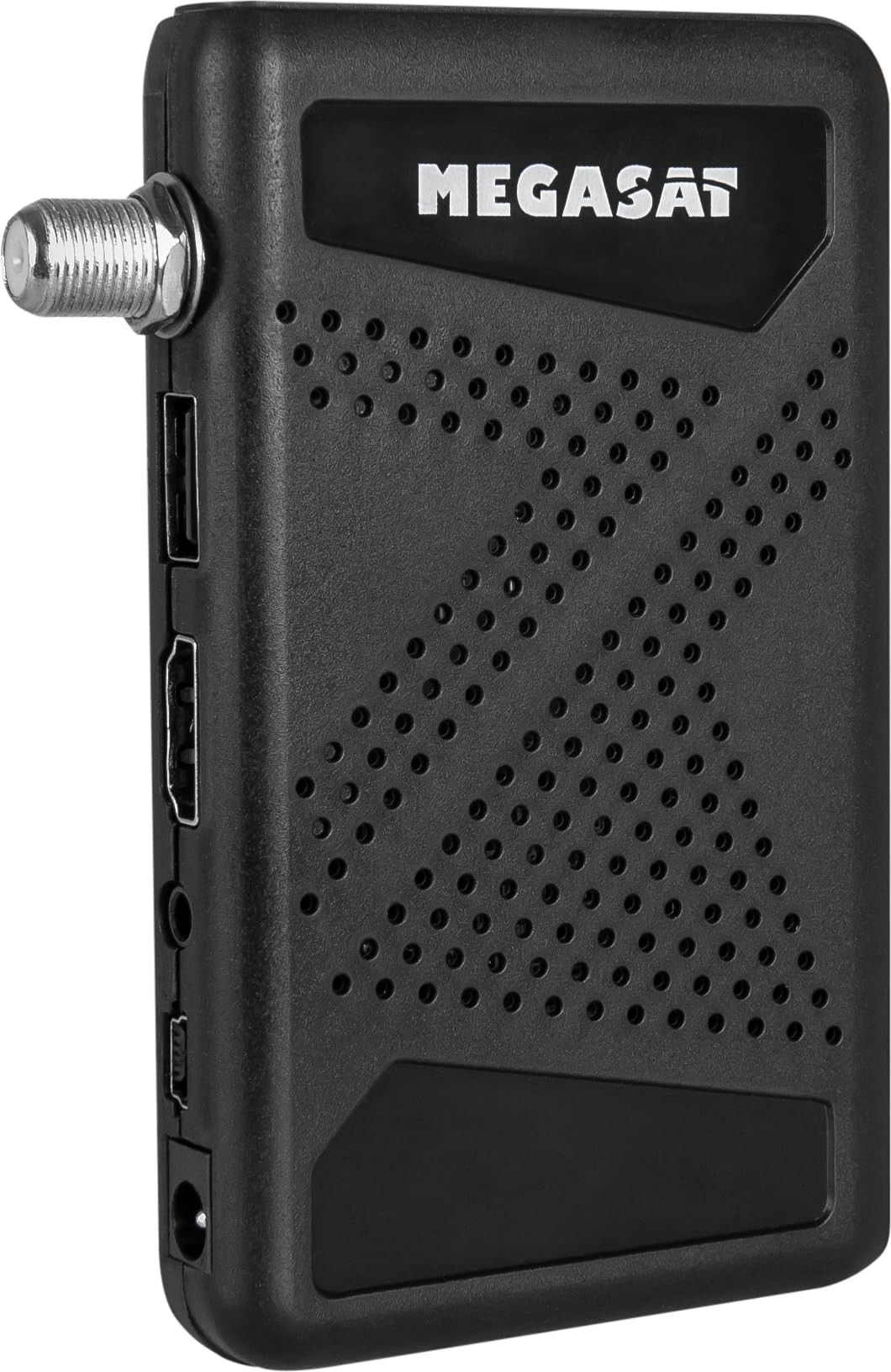 Megasat HD Stick 310 V3 – HD-Sat-Receiver, für versteckte Montage – Schwarz | Nur 10,8 × 1,8 × 6,5 cm, klein & kompakt, 2 × USB für Medienwiedergabe, Infrarotsensor