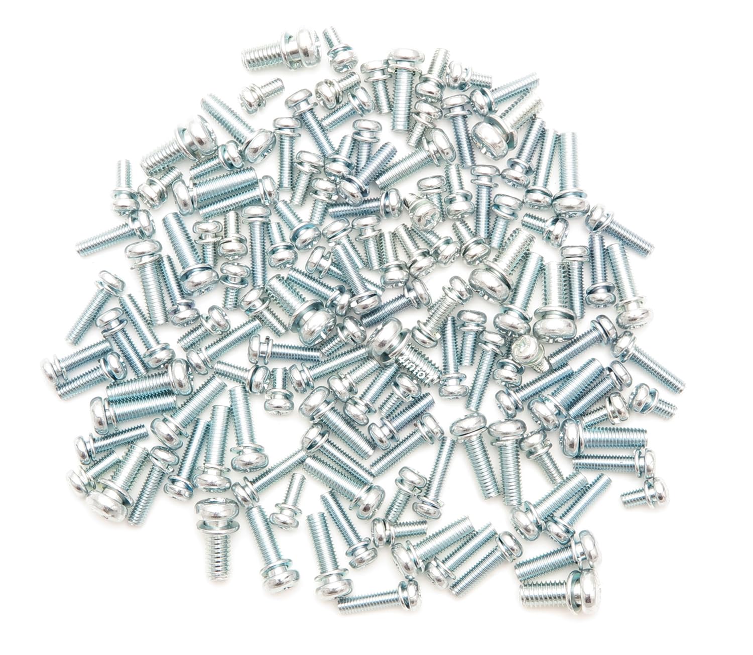 Motorcycle Carburetor Pan Head Screw Set 135 pcs with Washer - Fits Honda Kawasaki Suzuki Yamaha