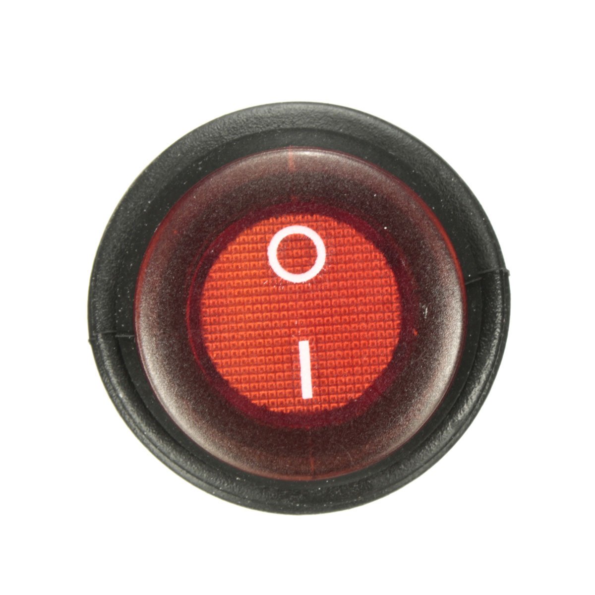 3-Pin Spst 12V 12A Led On/Off Illuminated Rocker Switch Waterproof-Red