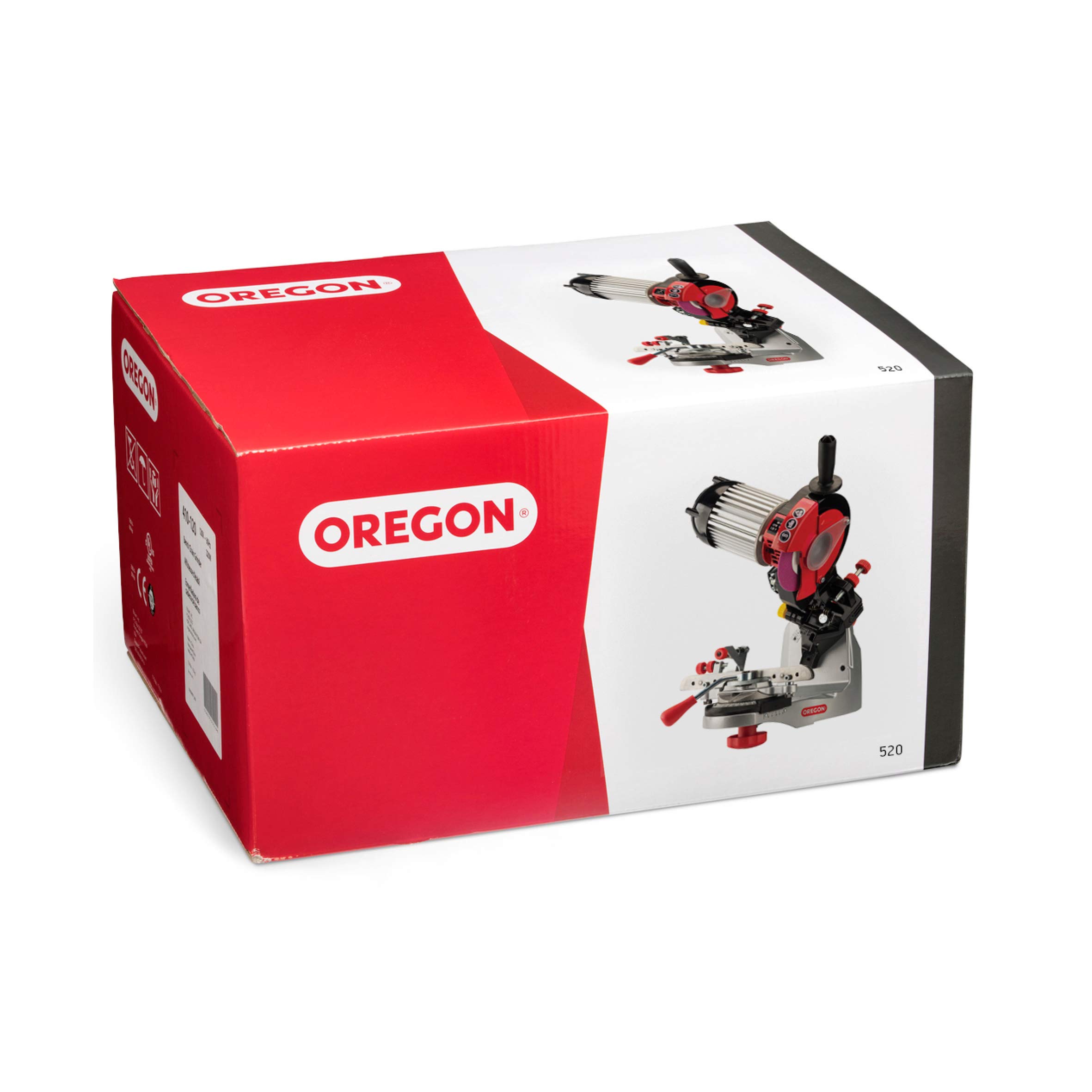 OREGON Affûteuse Professionnelle 230 Volts, Affûteuse de Chaîne de Tronçonneuse Universelle (520-230)