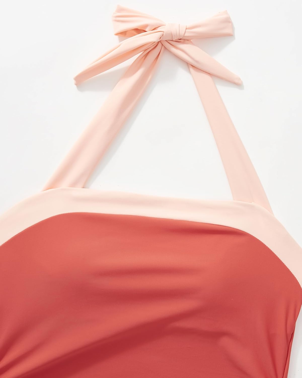 SUUKSESS Women Tummy Control Tankini Swimsuits with Skirt Backless Bathing Suit - Image 4