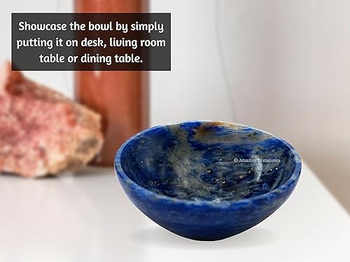 Miniatura 48 de Amazing Gemstone Clear Quartz Crystal Bowl - 2" Gem Stone Bowl for Altar Offering