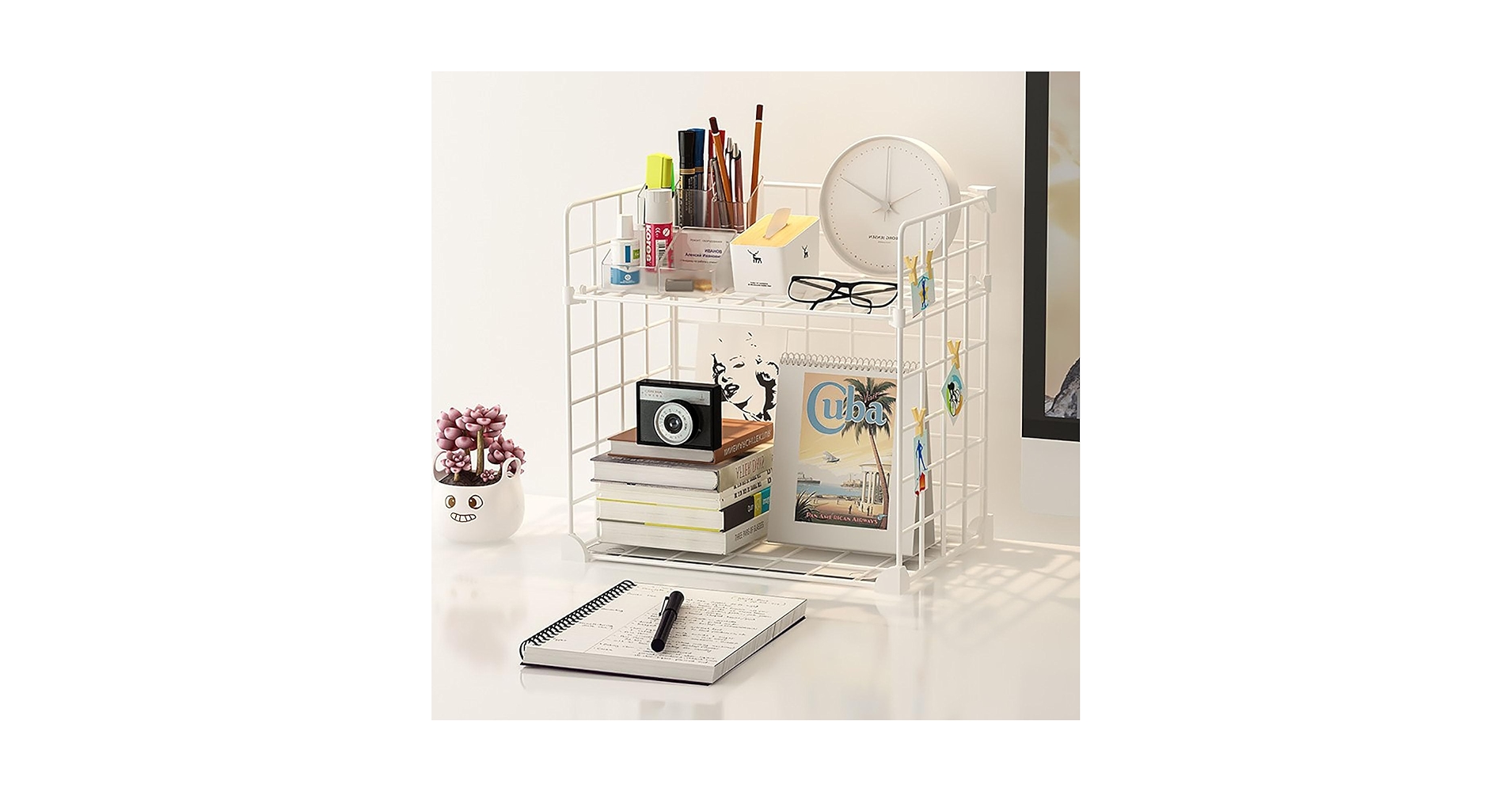 Amazon.co.jp: アイアン収納ラック収納 棚デスク上収納ラック卓上 Amazon.co.jp: アイアン収納ラック収納 棚デスク上収納ラック卓上