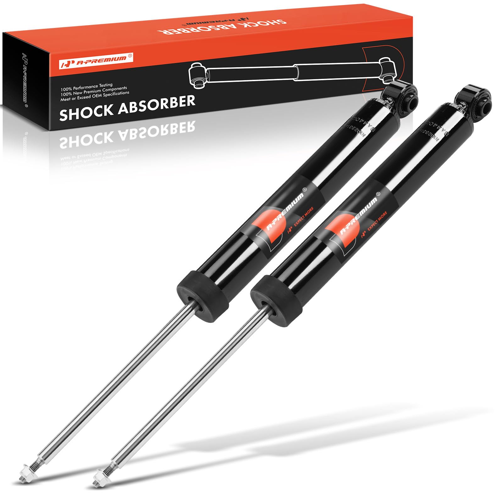 Pair Rear Shock Absorbers For Ford C-Max 2013-2016 - PM AUTO Direct Replacement Set - View #4