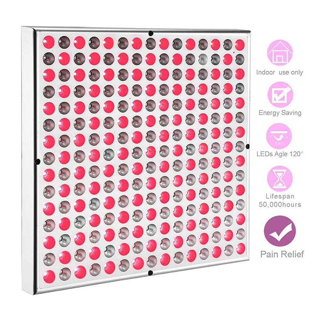 225 LED Lámpara de Calor Luz Infrarroja-Dispositivo de Terapia de Luz Roja de 45 W-Luz Roja de 660 NM y Luz Infrarroja Cercana de 850 NM -para Rostro,Cuerpo,Antienvejecimiento,Alivio del Dolor