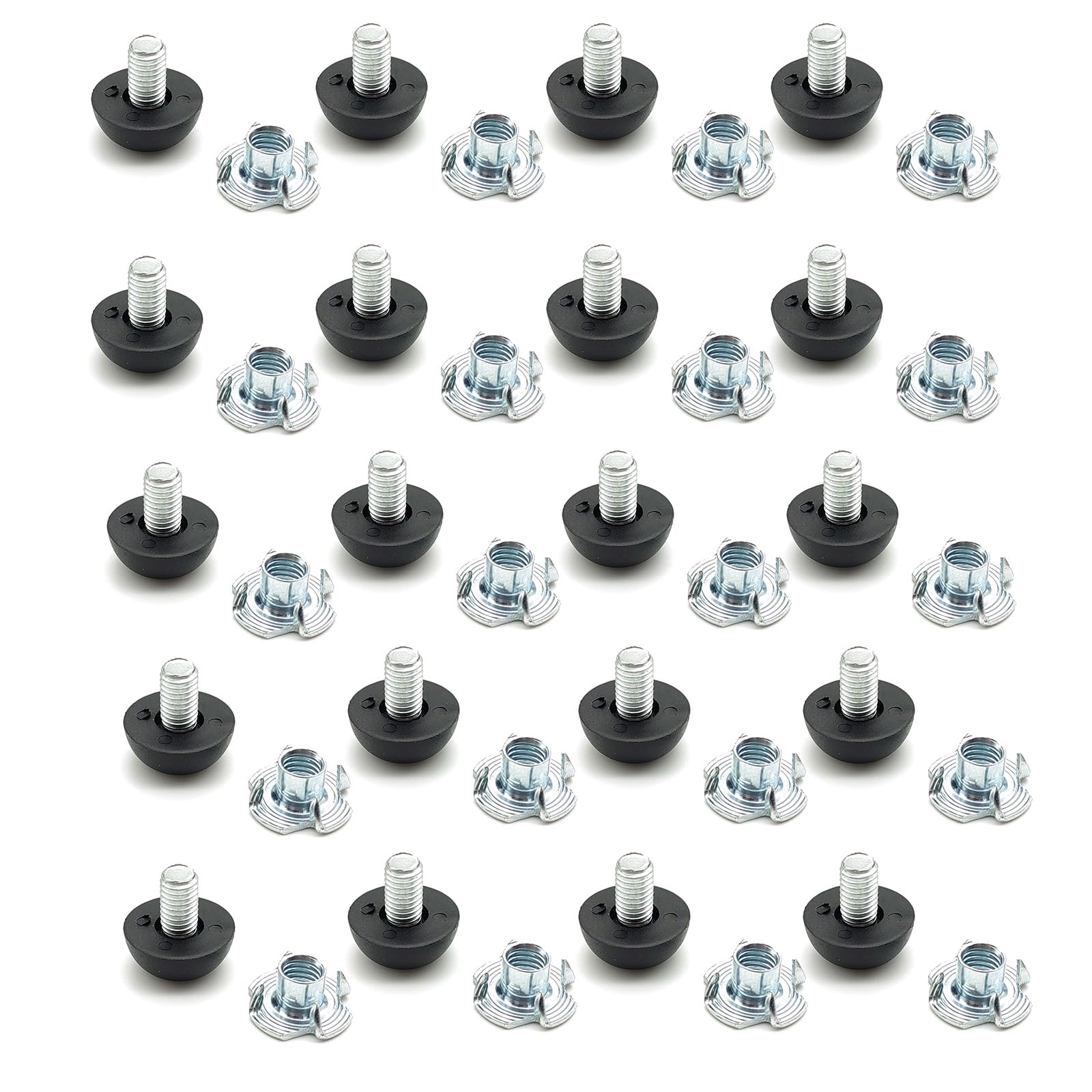 Fexxkg Adjust The Foot And Of 20 M8threaded Adjustable Furniture Leveling Feets For Chairs Tables Cabinets Screw In Leg Stabilizers Use Furniture Leg Stabilizers