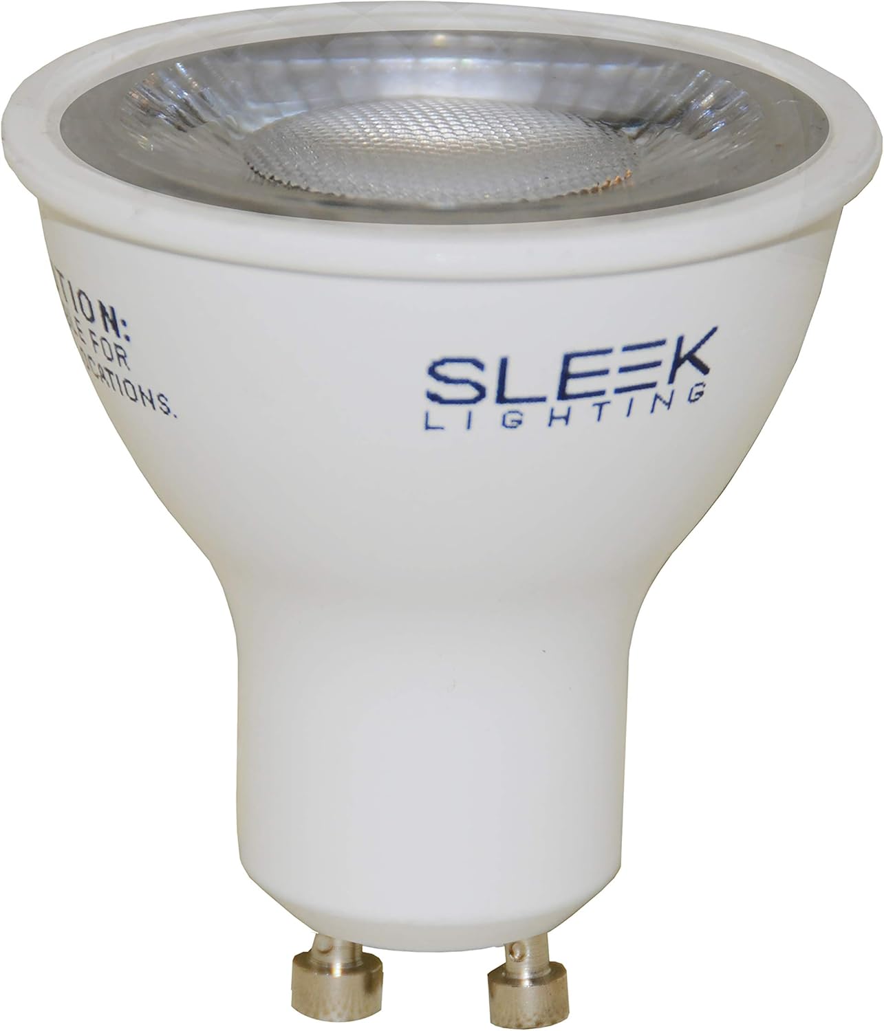 SLEEKLIGHTING GU10 LED, 6.5 Watt, Dimmable,500 lm, Light Bulb Spotlight, Recessed, Track Lighting. UL & Energy Star Listed (Pack of 6)