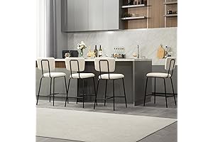 Modern Counter Top Chairs Set of 4