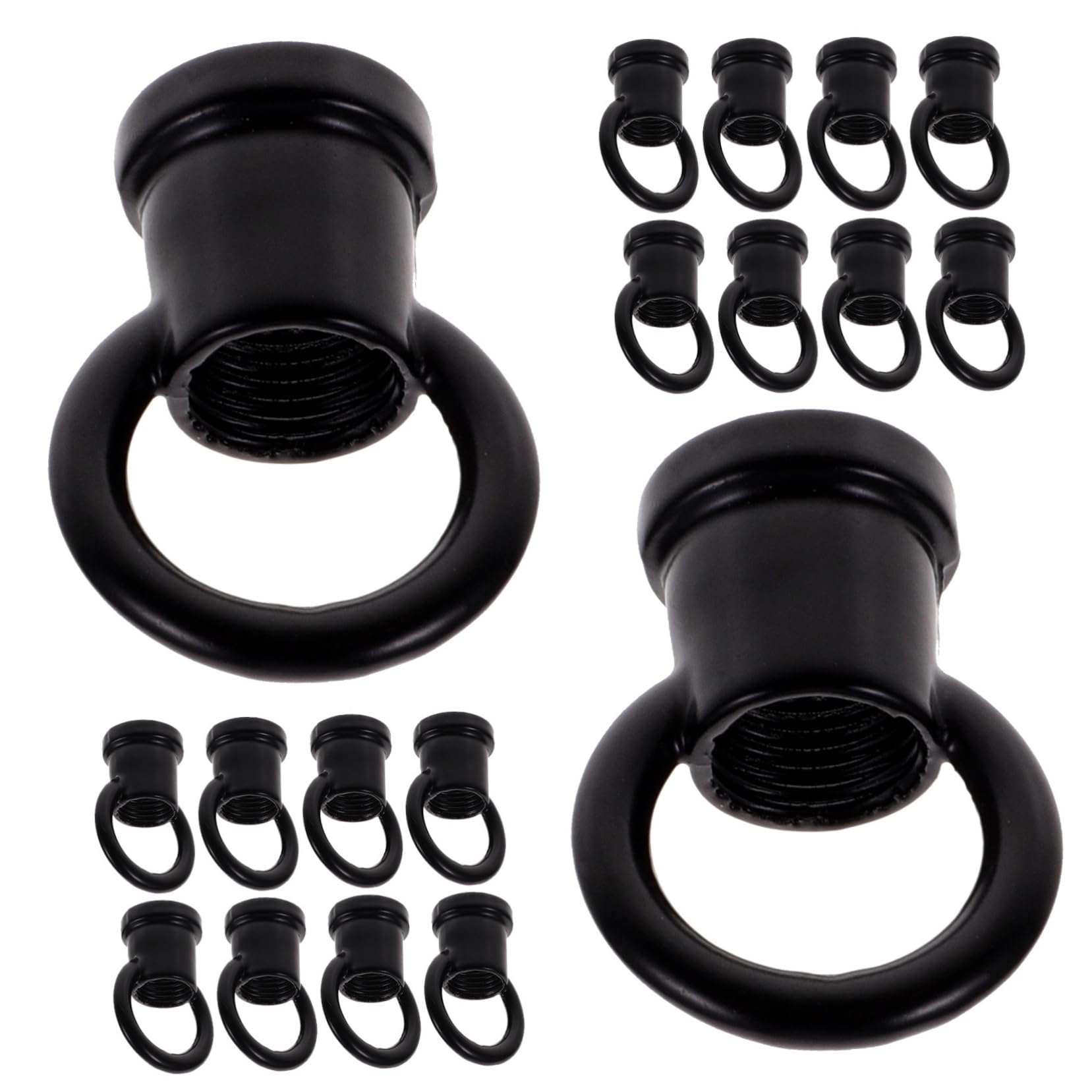 HOLIDYOYO Hanging Light Hooks 20pcs Loop Hooks for Ceiling Chandeliers Zinc Alloy Chandelier Replacement Parts