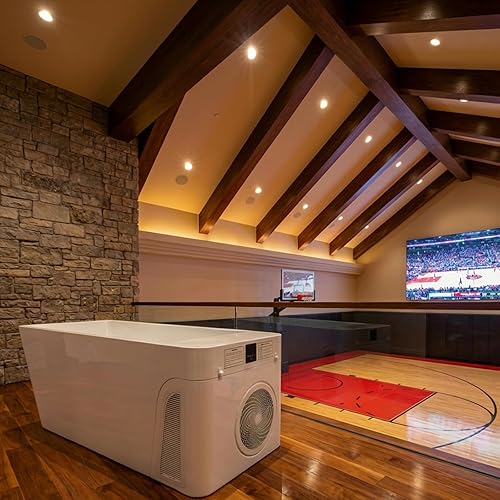 Miniatura 7 de Empava Bañera fría inteligente con enfriador Baño de hielo de 37 F para atletas y biohackers Control WiFi, bañera acrílica silenciosa