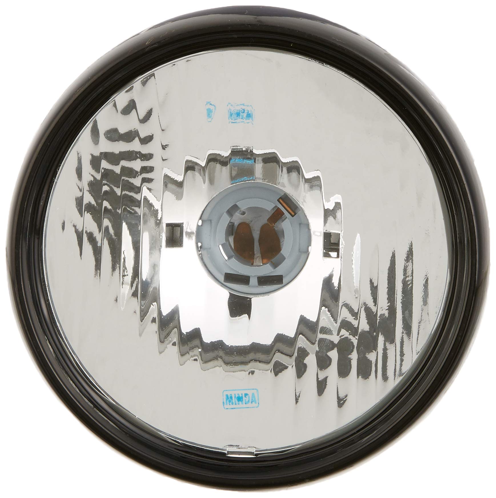 UNO MINDA HL-5110FM LED Head Light Mfr -Black Rim For Bajaj 3W RE Old-image-48