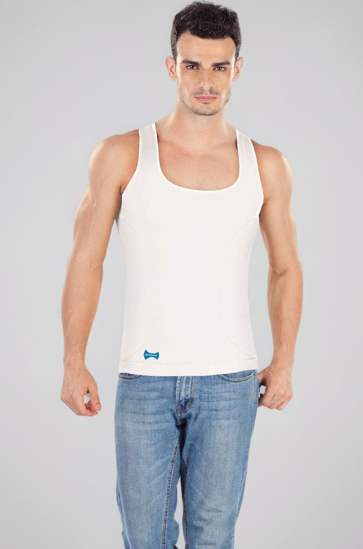 Men Zenrik Everyday Mild Compression Shapewear Vest for Chest and Abdomen