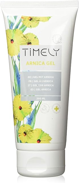 TiMELY Arnica gel 200 ml, hydration, nourishment, reduces redness and swelling, eliminates bruises