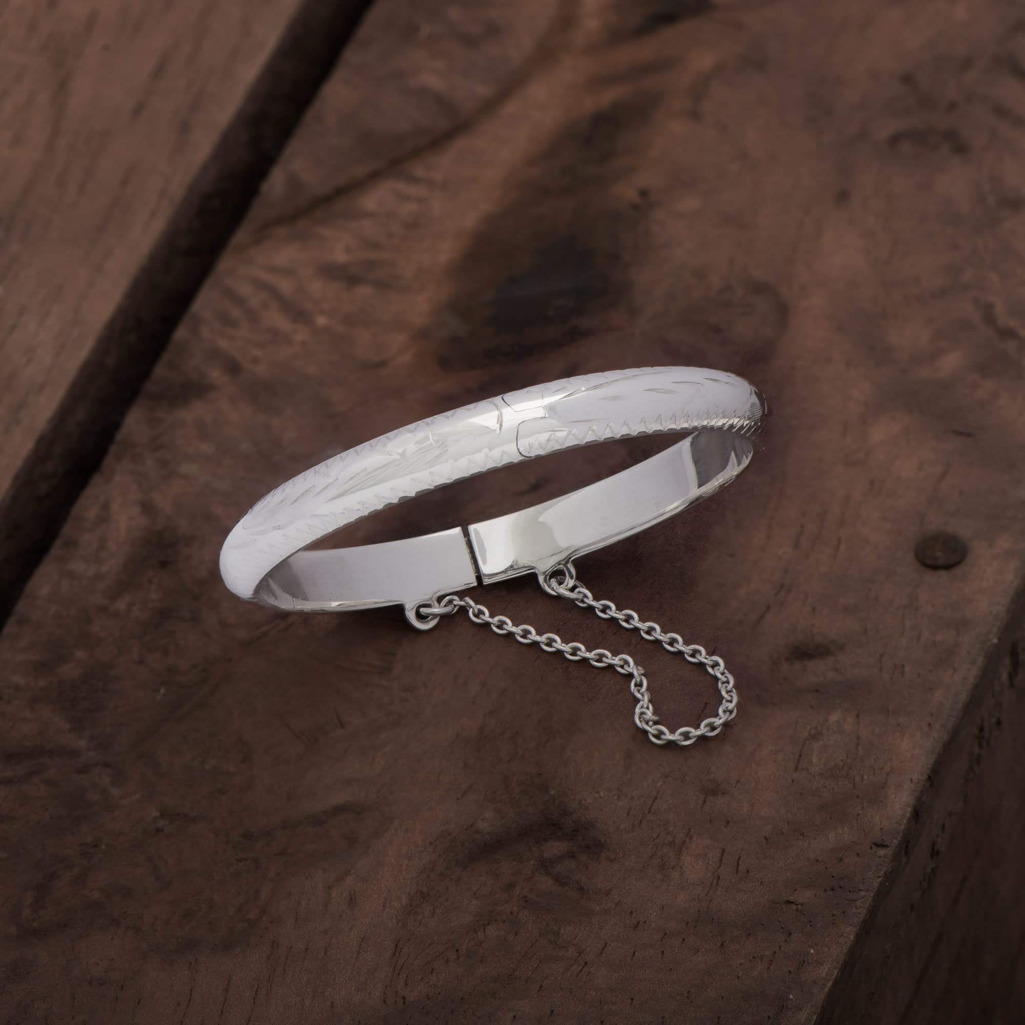 Aeon Bracelet extensible pour bébé en argent sterling 925 | Bijoux pour bébé de 0 à 5 ans | Parfait comme cadeau de baptême pour un garçon ou une fille | Coffret cadeau et polissage, 41mm internal
