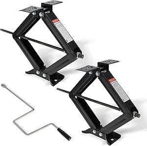 Aazon.co: 2Pack Rv Slide Out Support Jacks(Only 1 Package)- Travel Trailer Stabilizer Jacks - View #2