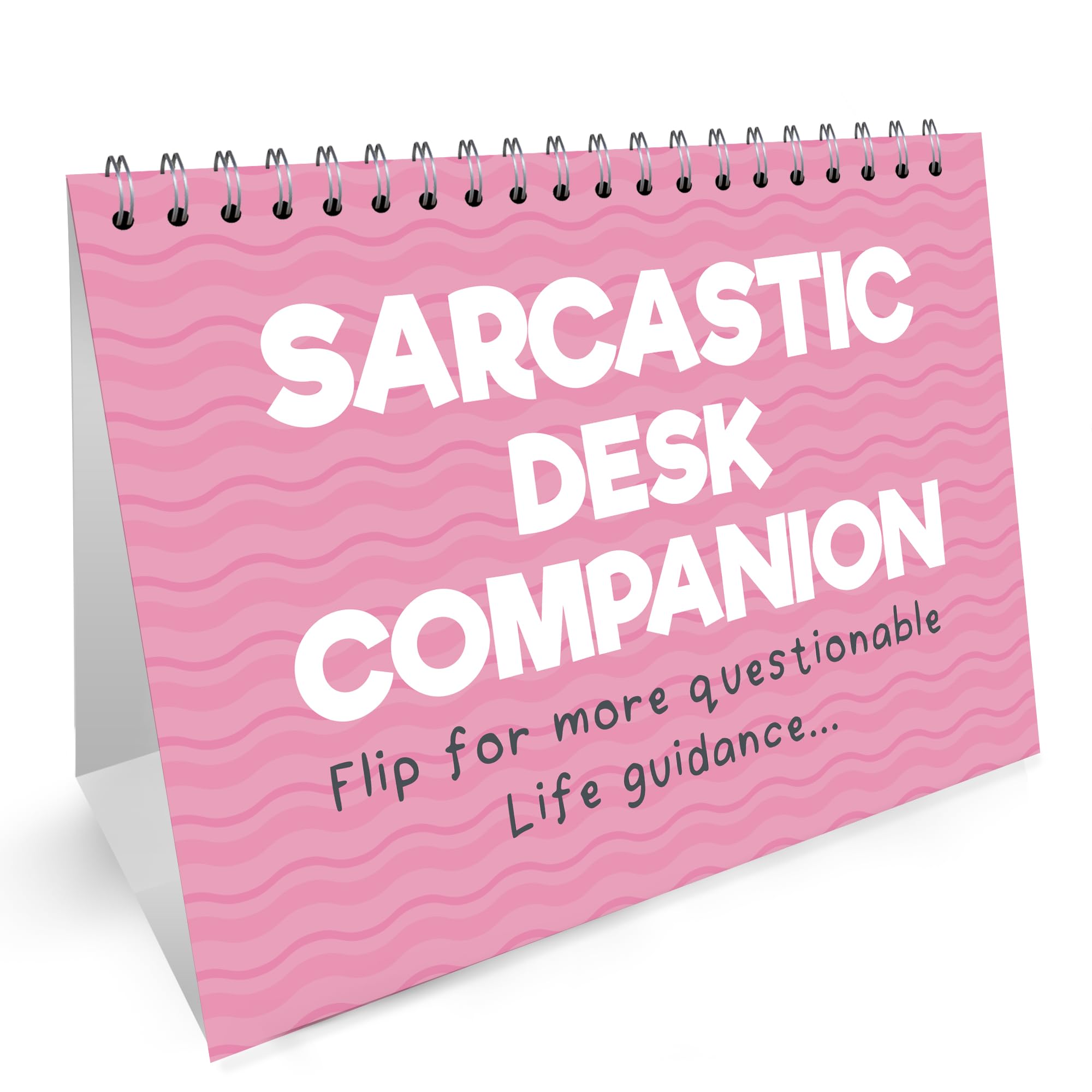 RED OCEAN Sarcastic Office Desk Companion Flipbook Gift For Friend, Secret Santa Gift, Funny Quotes for Desk, Joke Office Gift, Funny Gifts For Women, Colleague Gifts For Birthday Christmas