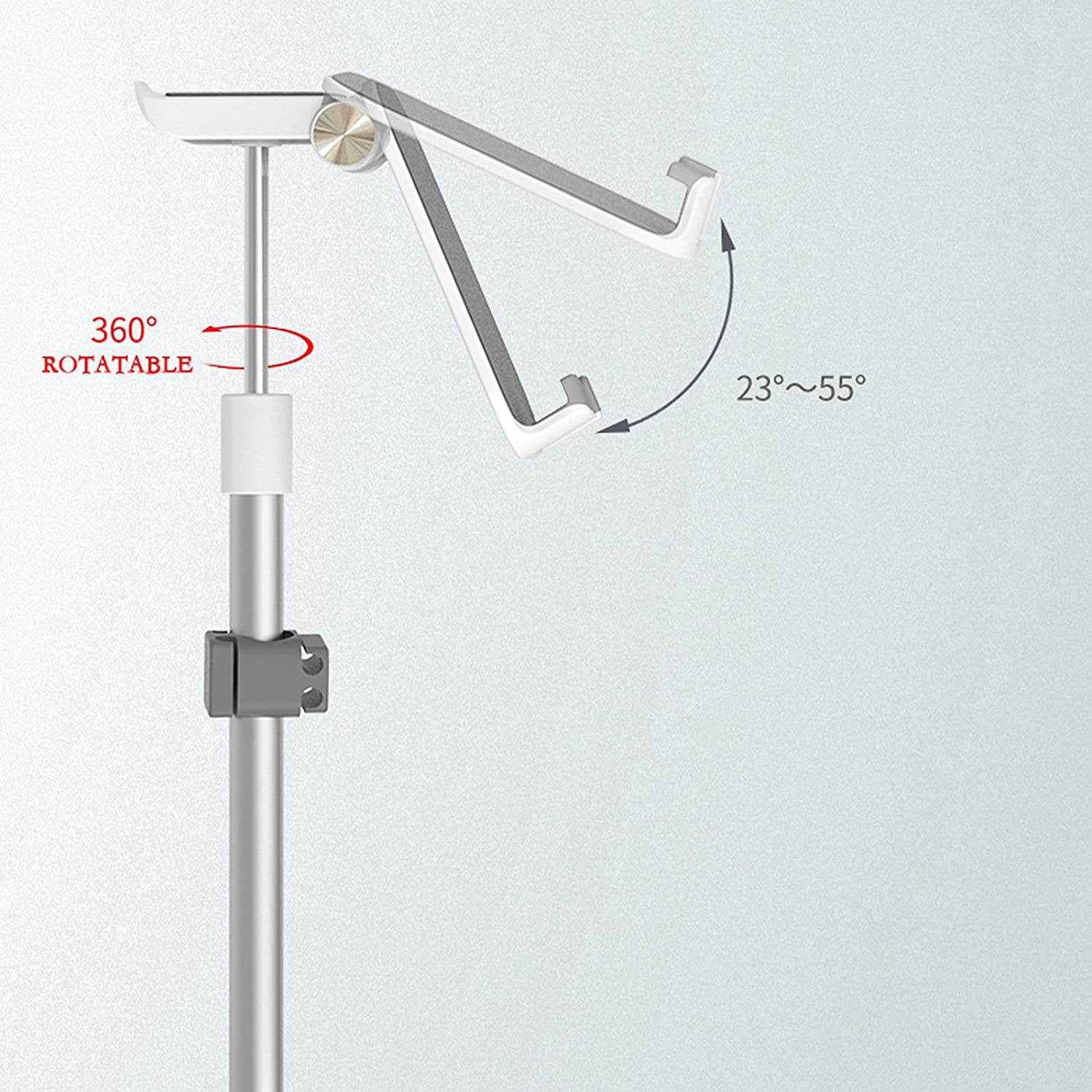 MRKU Supporto per Cuffie, Gancio per Cuffie, Appendiabiti da scrivania e per Telefono, Altezza e angolazione Regolabili, Ideale per Il Gaming e la creatività.