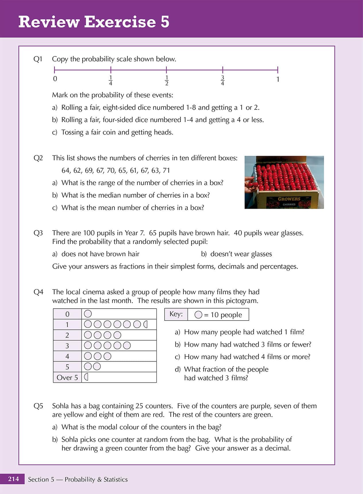 KS3 Maths Year 7 Student Book - with answers & Online Edition