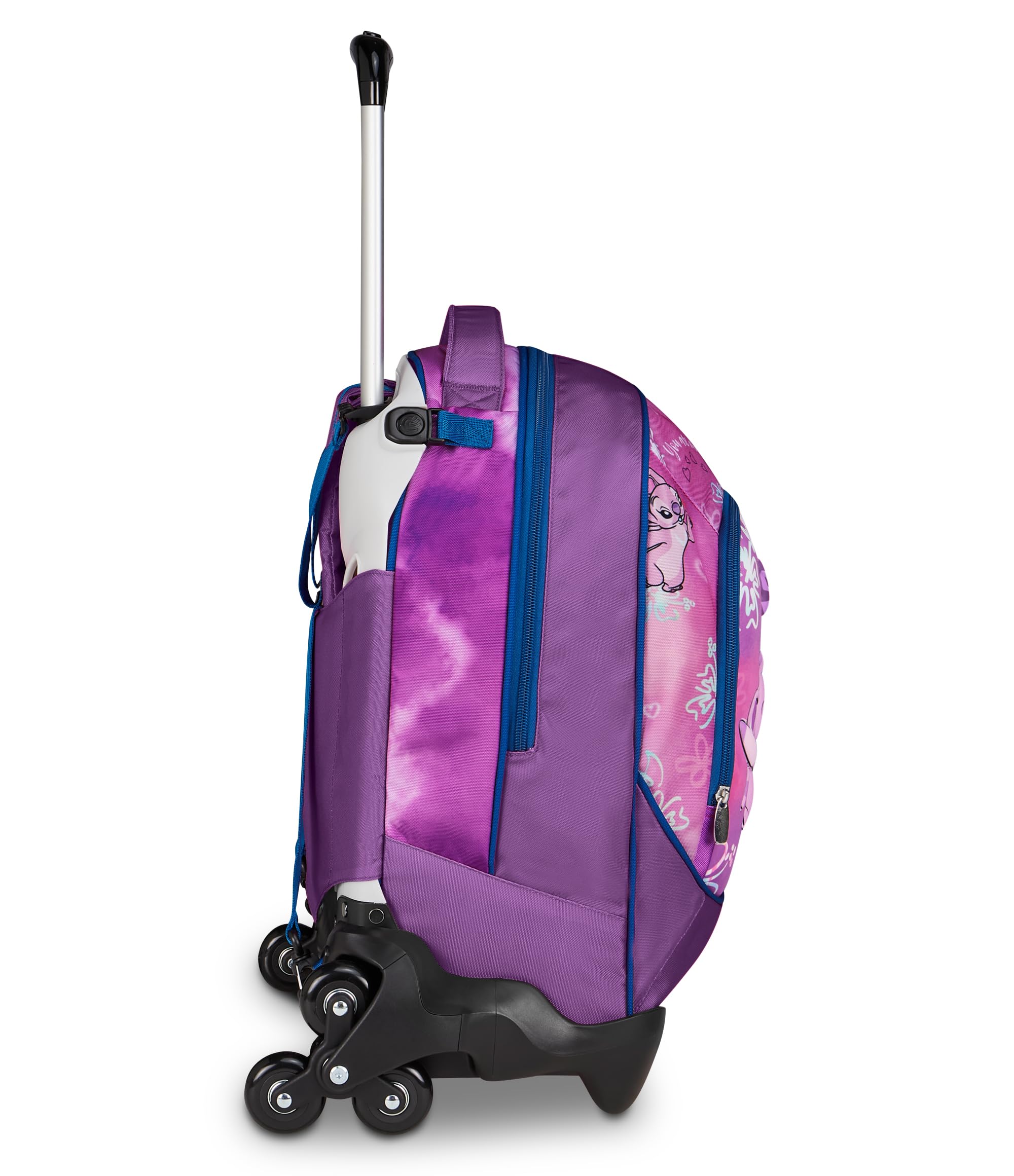 Seven Stitch Trolley Jack, Triplo Uso, Zaino Sganciabile, Doppio Scomparto, Spallacci a Scomparsa, Elastico Porta Borraccia, Scuola e Tempo Libero, bambine e ragazze, viola