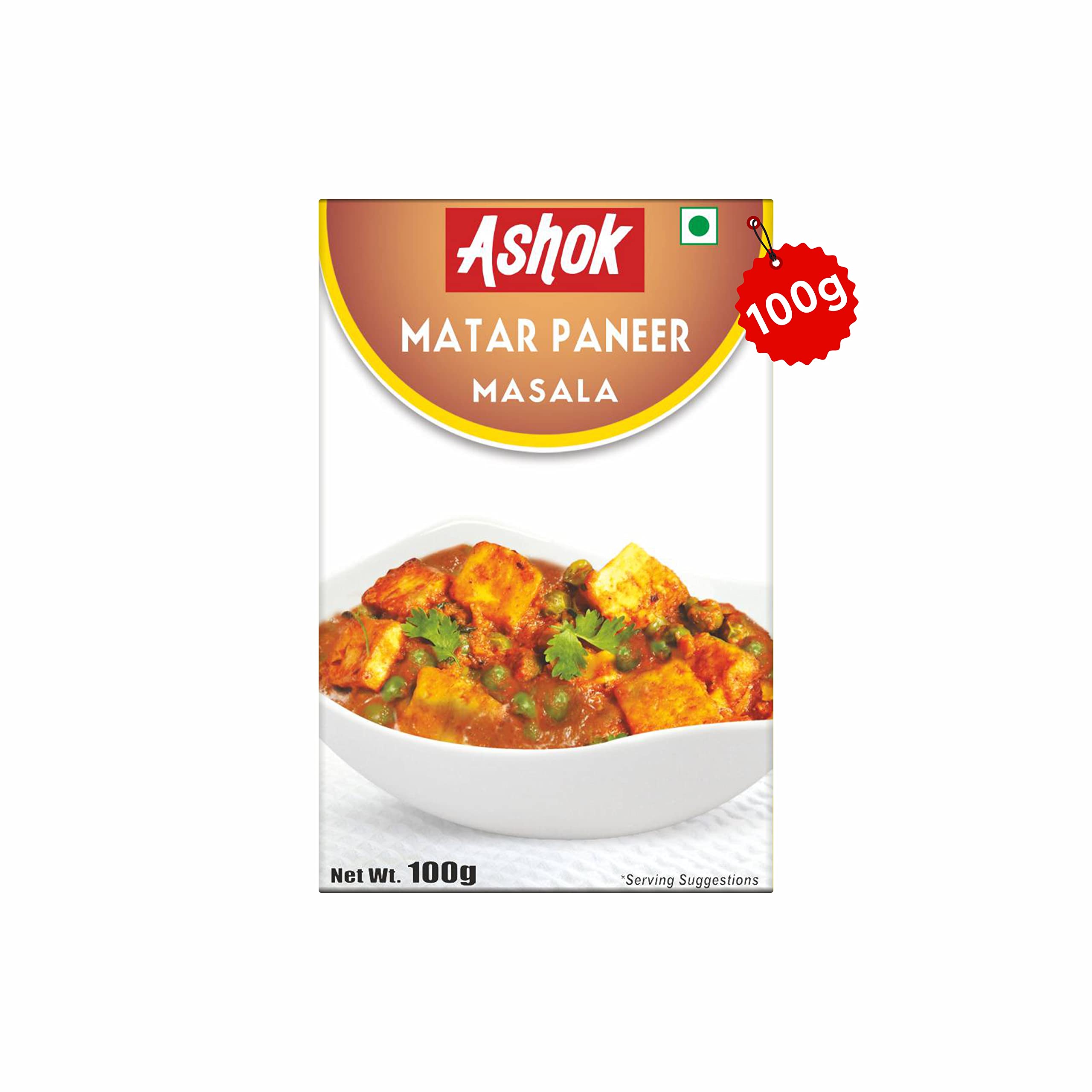 Ashok Mutter Paneer Masala| Spices with Natural Ingredients No Added Preservatives for Healthy Cooking - 100 gram (B0C6MWZPYX) Amazon Price History, Amazon Price Tracker