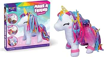 Amazon.com: Craft-tastic - Make a Friend Unicorn - Mini Sewing Kit