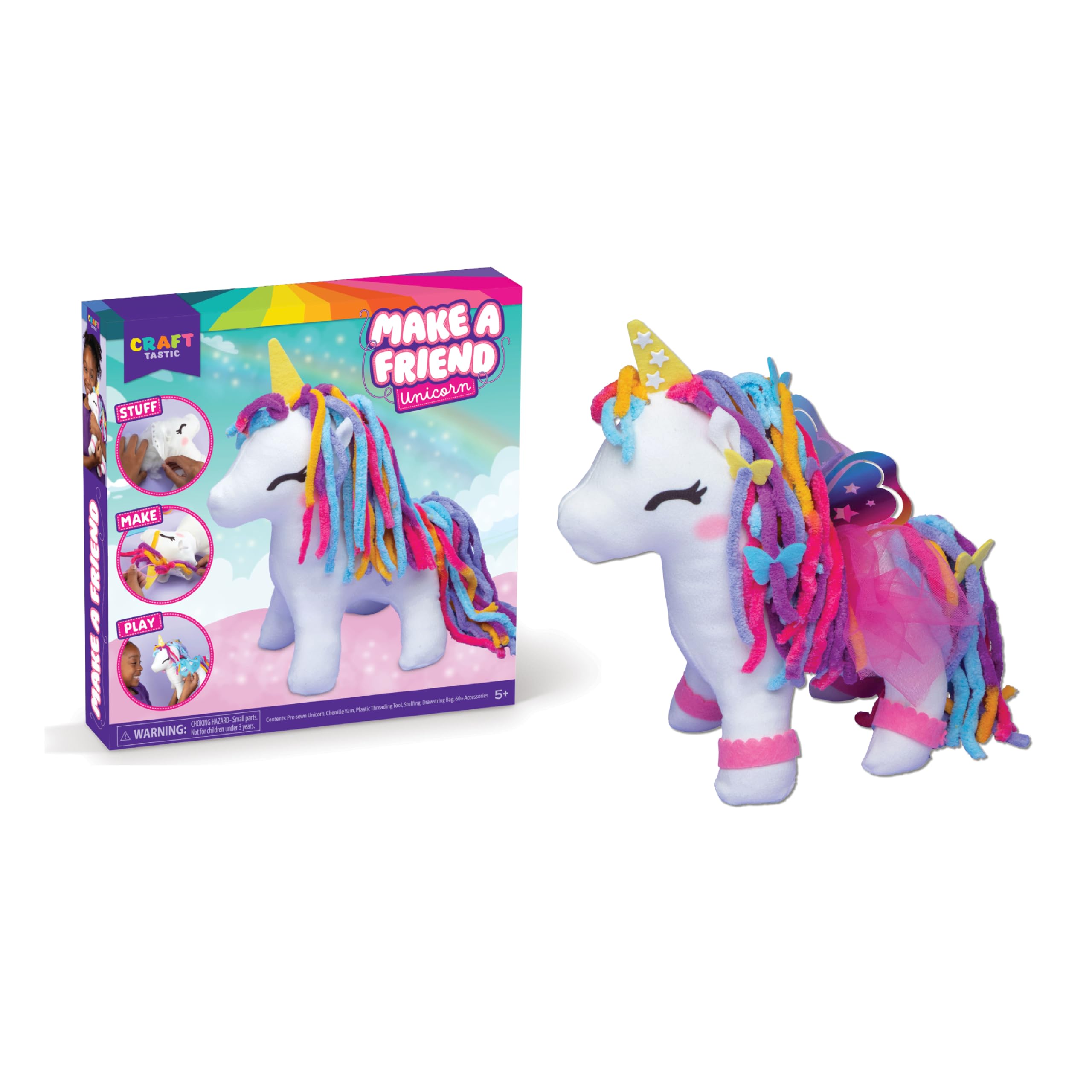 Amazon.com: Craft- Tastic - Make a Friend Unicorn - Mini Sewing